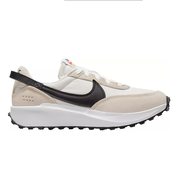 Nike lifestyle waffle dust Cream and Black casual Running Shoes 7.5 - Picture 3 of 12